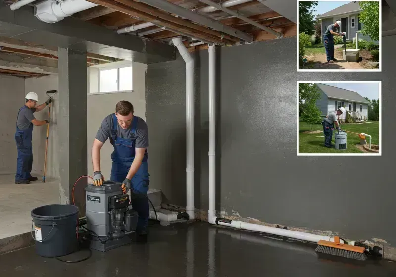 Basement Waterproofing and Flood Prevention process in Paris, MO